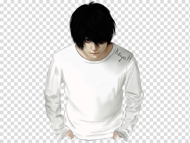 Light Yagami T Shirt Death Note Art T Shirt Transparent