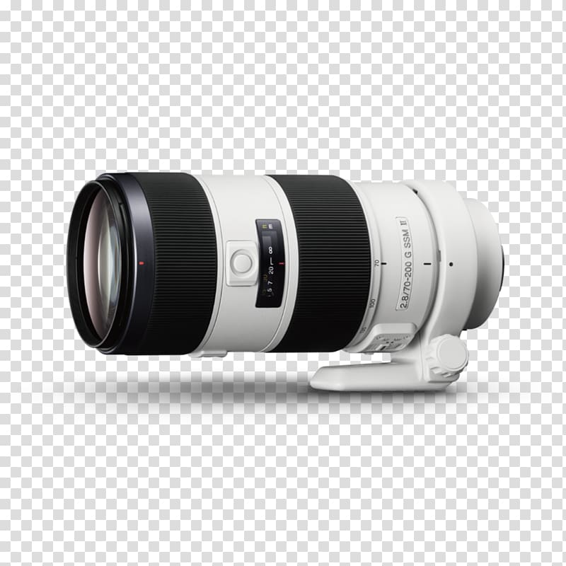 Canon EF 70–200mm lens Sony α Camera lens Tele lens, sony transparent background PNG clipart