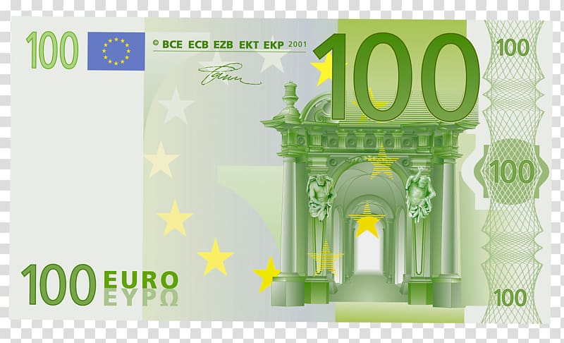 100 euro note Banknote 20 euro note 50 euro note, 100 Euro , 100 Euro banknote transparent background PNG clipart