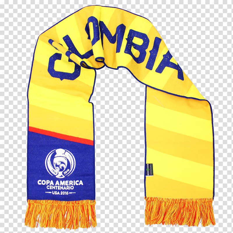 Copa América Centenario Colombia national football team Scarf, football transparent background PNG clipart