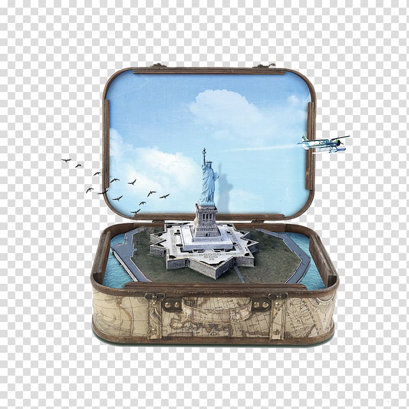 Poster Travel Vacation Tourism, American travel transparent background PNG clipart