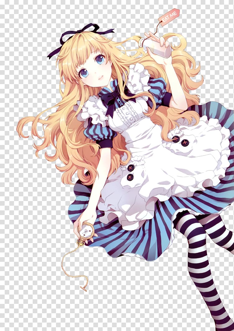 Alice White Rabbit The Mad Hatter Cheshire Cat March Hare, alice in wonderland transparent background PNG clipart