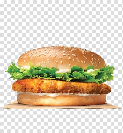 Hamburger Whopper Barbecue chicken Burger King grilled chicken sandwiches, chicken transparent background PNG clipart