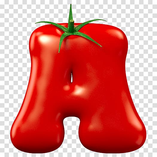 Piquillo pepper Bell pepper Food Tomato Chili pepper, tomato card transparent background PNG clipart