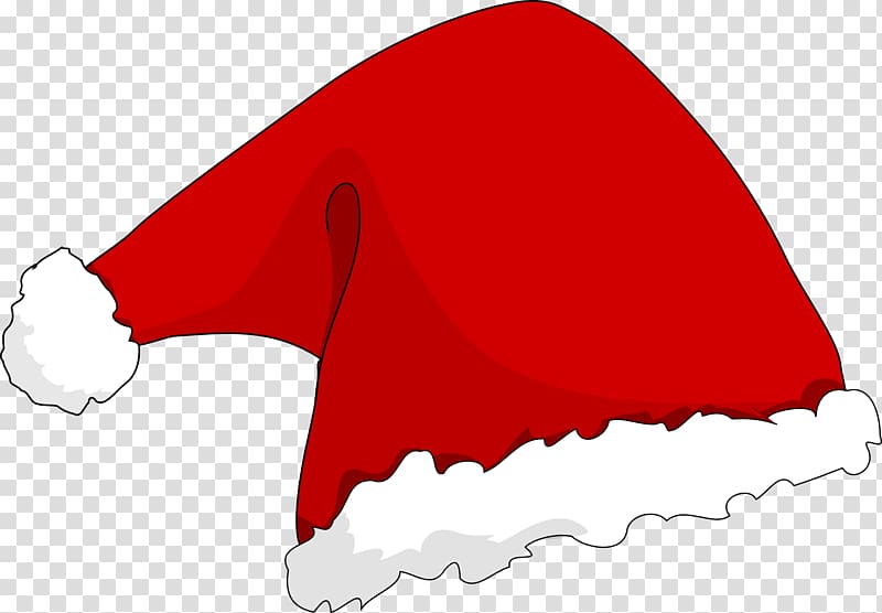 Santa Claus Hat , Red Christmas hats transparent background PNG clipart