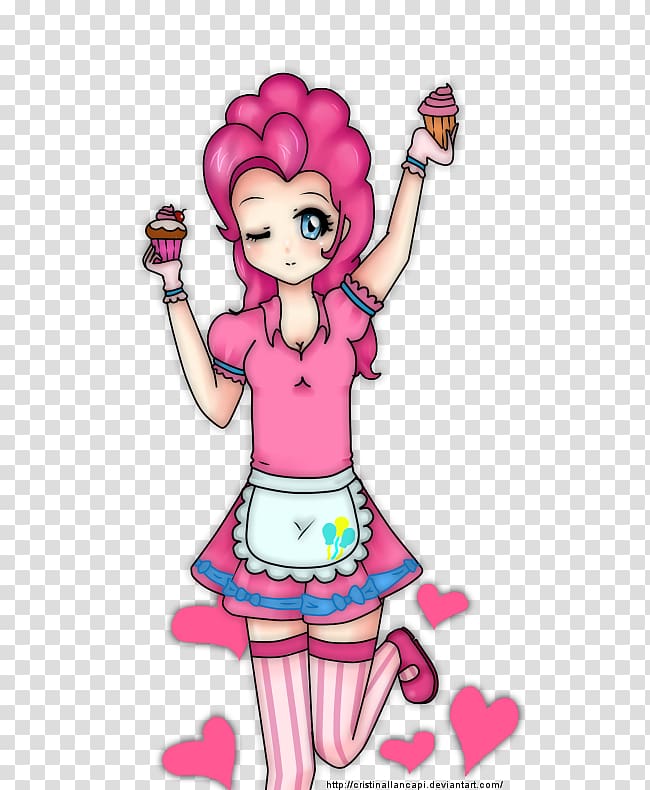 Pinkie Pie Drawing Cupcake Finger Pony, others transparent background PNG clipart