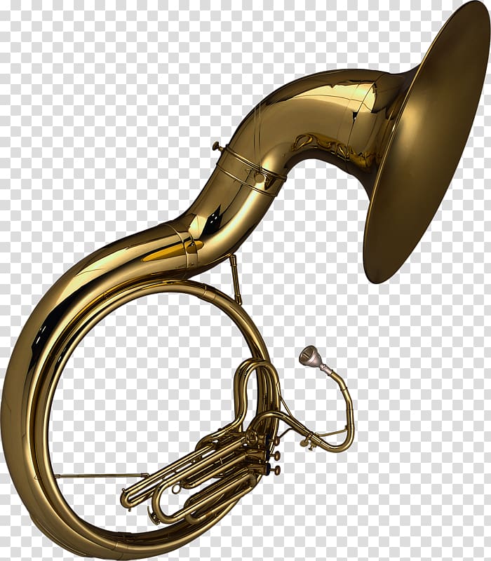 Musical instrument Wind instrument French horn Brass instrument Trumpet, A saxophone transparent background PNG clipart