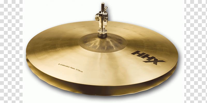 Hi-Hats Cymbal Sabian HHX Drums, Drums transparent background PNG clipart