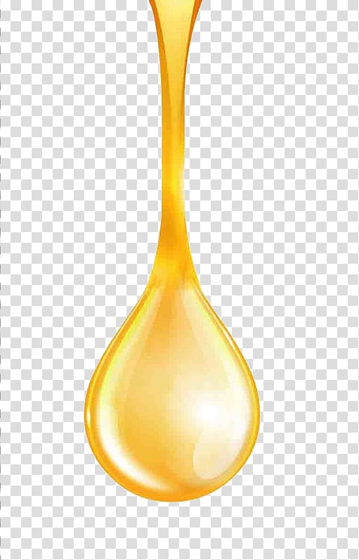gold drop , Spoon Yellow Liquid, Free flow of oil HD clip buckle transparent background PNG clipart