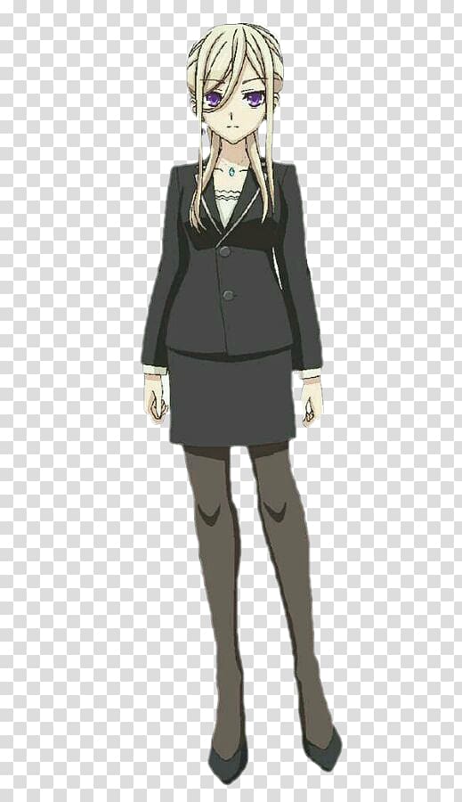 Date A Live Anime Female Wikia, Ms. wearing a black suit transparent background PNG clipart