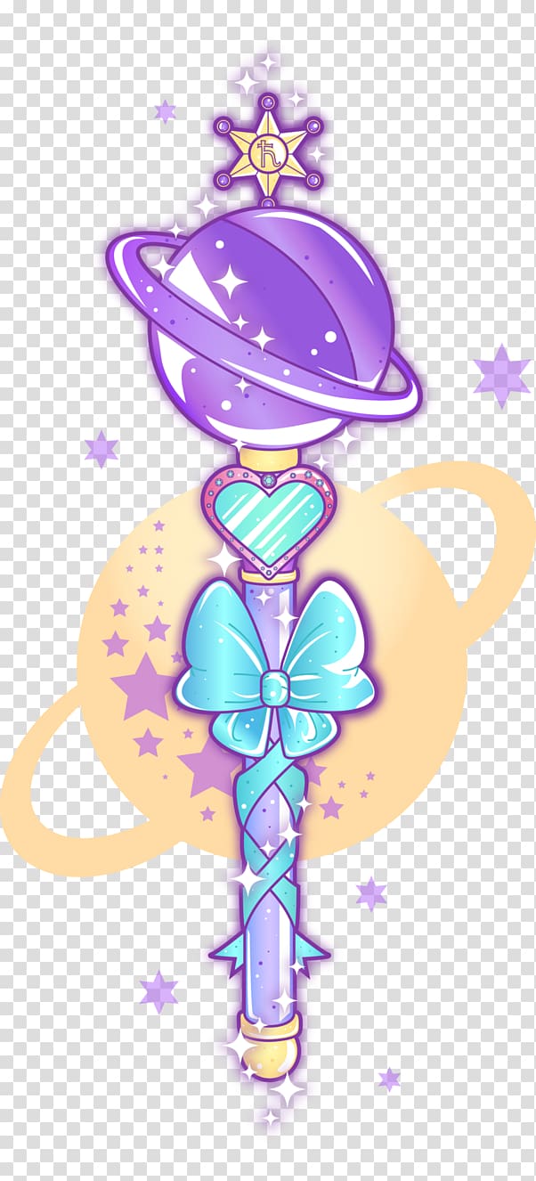 purple wand , Sailor Saturn Chibiusa Sailor Neptune Sailor Jupiter Sailor Moon, sailor moon transparent background PNG clipart