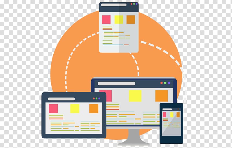 Responsive web design Web development Digital marketing, web design transparent background PNG clipart