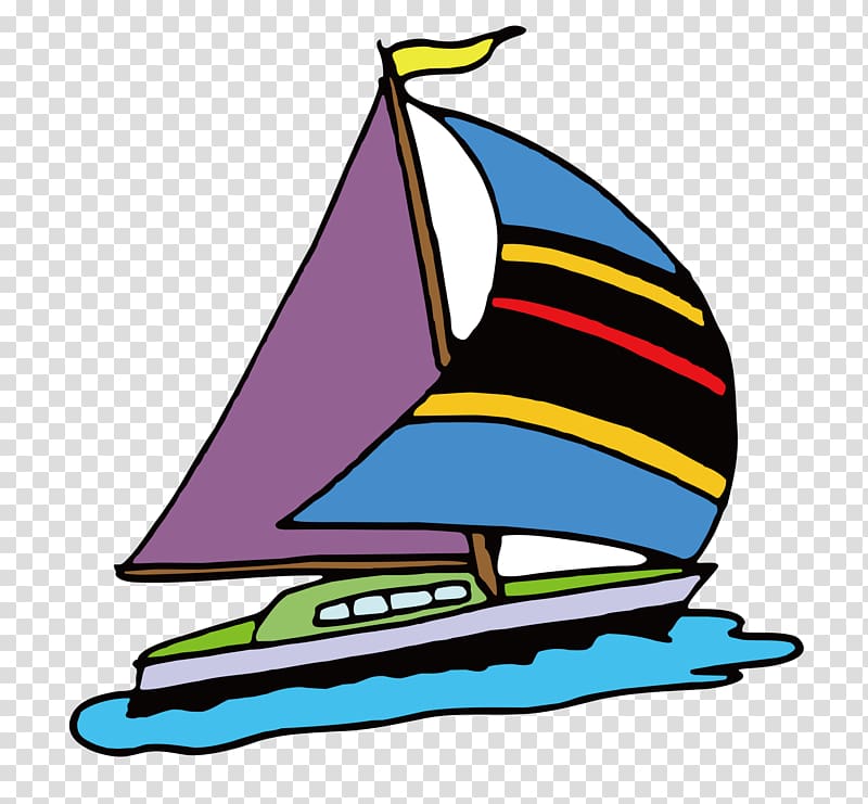 Sailing ship Cartoon , Sailing sailing transparent background PNG clipart