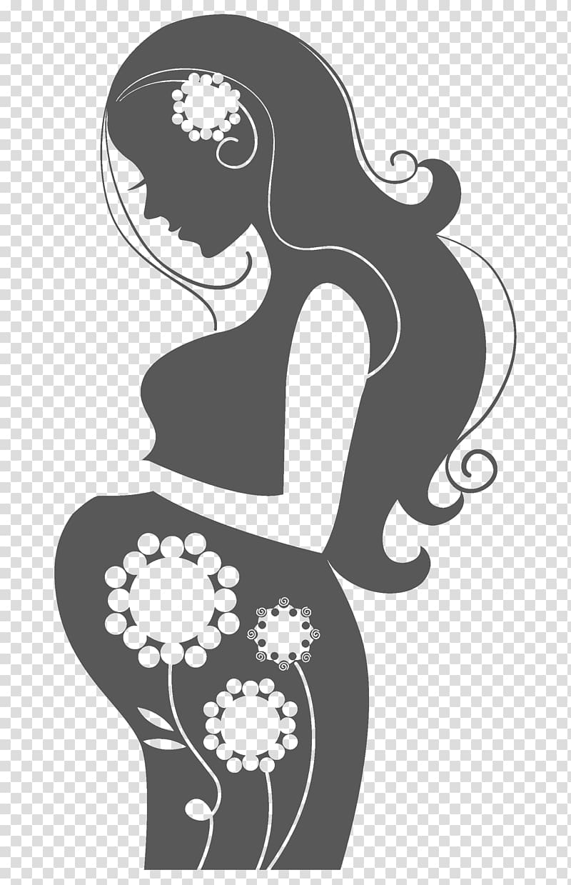 pregnant woman illustration, Pregnancy Silhouette Woman , pregnancy transparent background PNG clipart