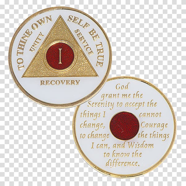 Choices Books & Gift Shop Sobriety coin Medal Alcoholics Anonymous Bill W. and Dr. Bob, medal transparent background PNG clipart