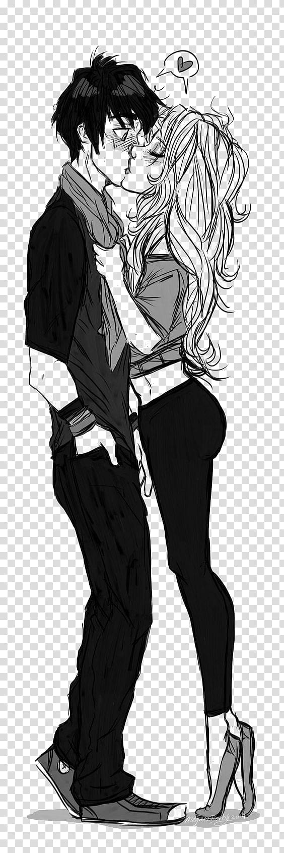 Sweet Anime Couple Drawing by edwardsgirl50  DragoArt