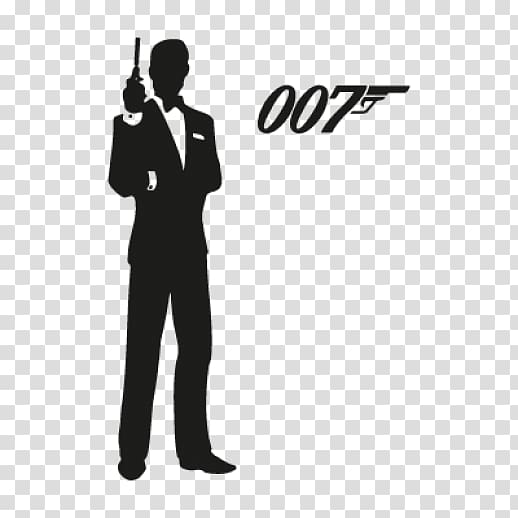 James Bond Film Series Logo Silhouette, james bond transparent background PNG clipart