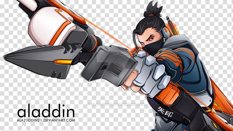 Hanzo Characters of Overwatch Cyborg Anime, Cyborg transparent background PNG clipart