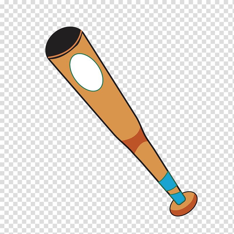 Baseball bat Cartoon, Baseball bat transparent background PNG clipart