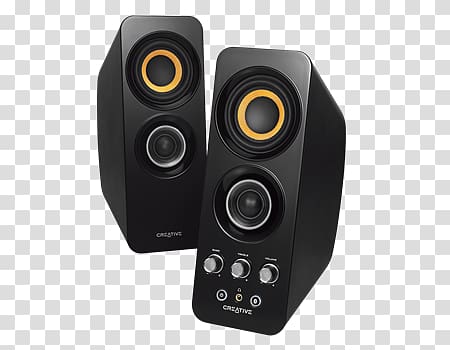 Audio speakers transparent background PNG clipart