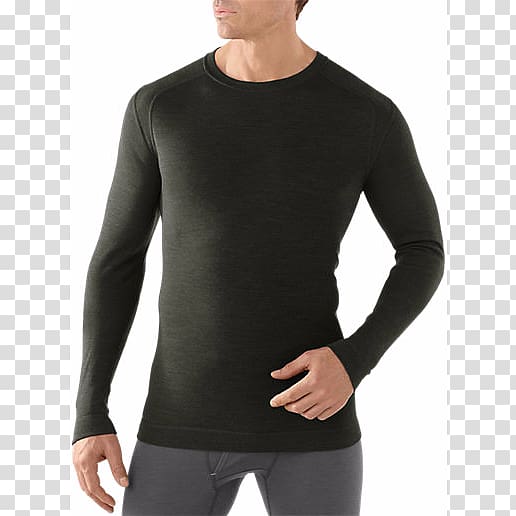 T-shirt Merino Smartwool Layered clothing Long underwear, T-shirt transparent background PNG clipart