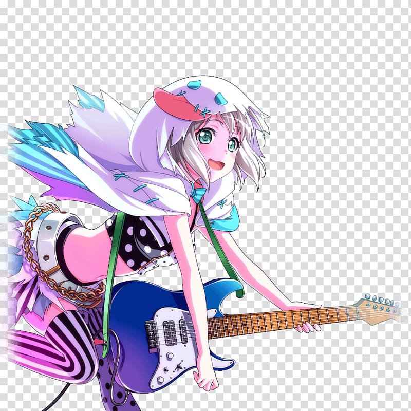 BanG Dream! Girls Band Party! Anime All-female band Game, Anime transparent background PNG clipart