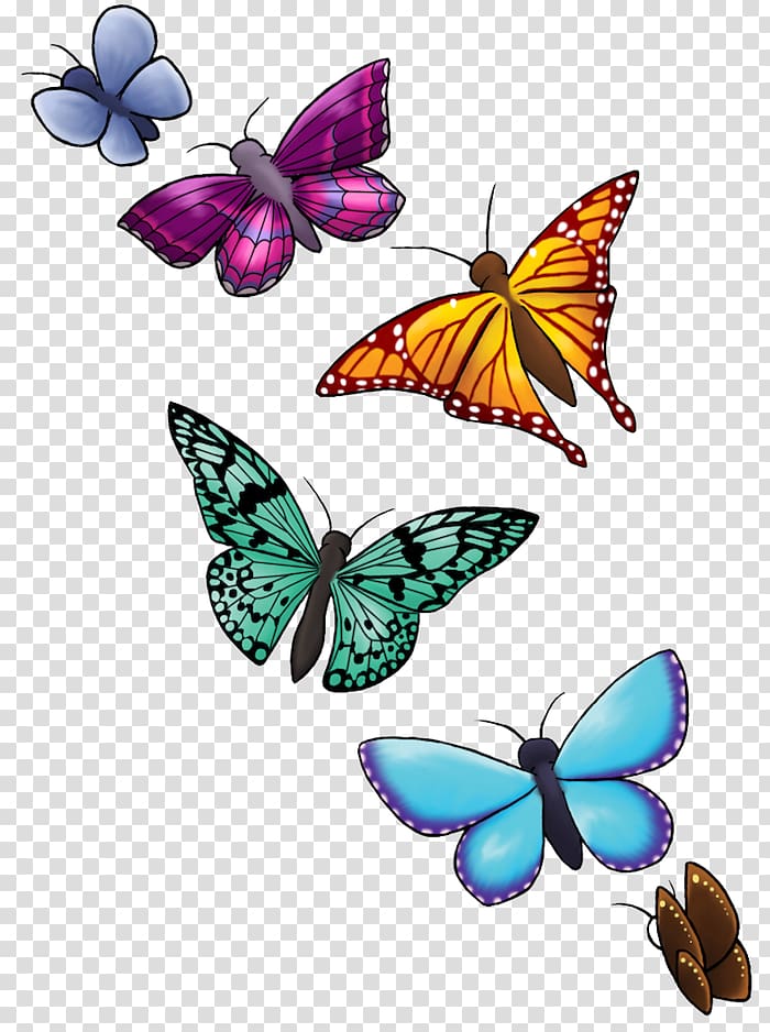 Butterfly Tattoo Drawing Painting, butterfly transparent background PNG clipart