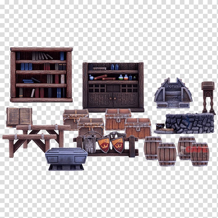 Chest Door Furniture Bookcase Mantic Games, Dungeons dwarf transparent background PNG clipart