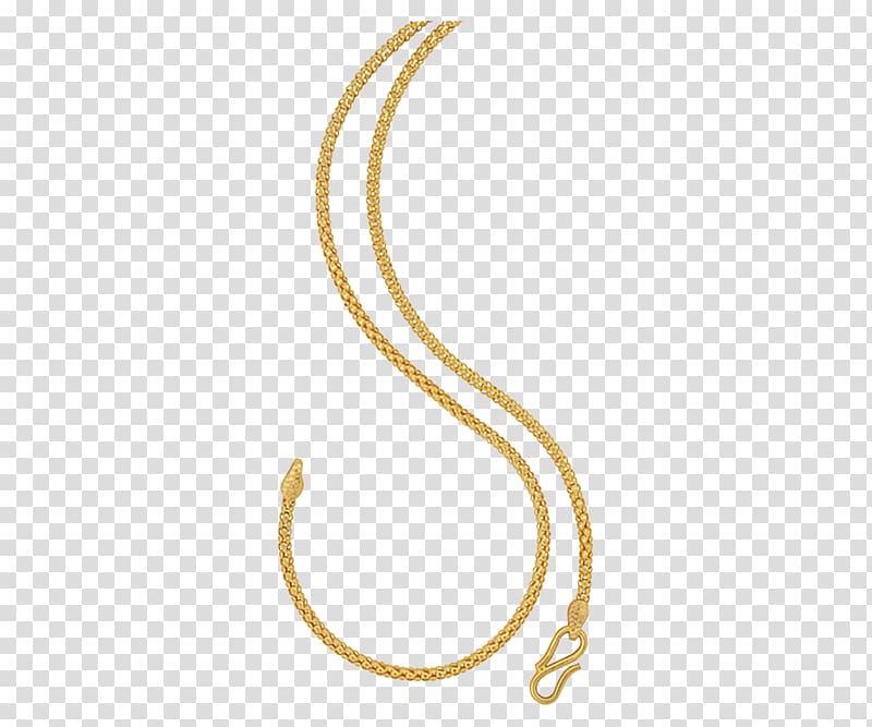 Body Jewellery Circle Line Crescent, gold chain transparent background PNG clipart