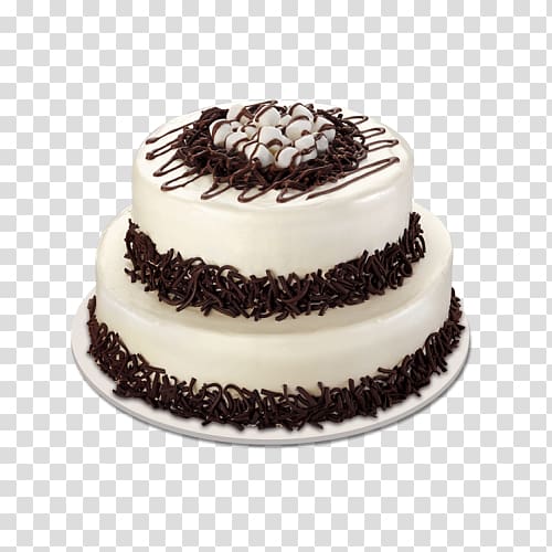 Black Forest gateau Chiffon cake Frosting & Icing Cream Birthday cake, chocolate cake transparent background PNG clipart