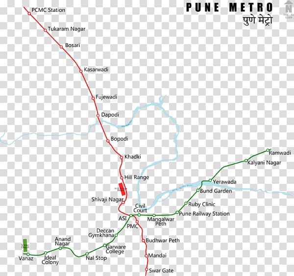Pune Metro Hinjawadi Rapid transit Rail transport, map transparent background PNG clipart