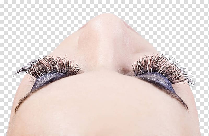 Eyelash extensions Mascara Cosmetology Beauty, Live eye makeup transparent background PNG clipart