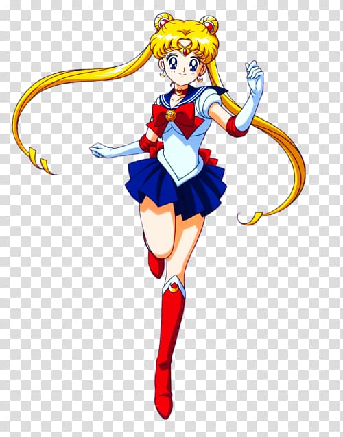 Sailor Moon Chibiusa Sailor Venus Sailor Mercury Sailor Jupiter, the girl running to the moon transparent background PNG clipart