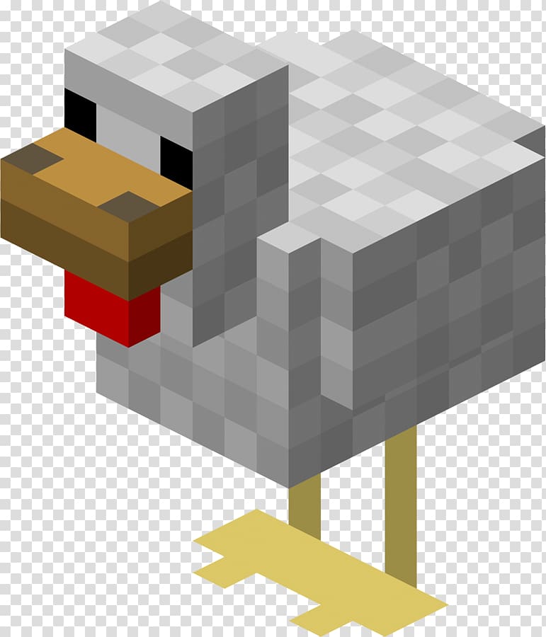 Minecraft duck, Minecraft: Pocket Edition Chicken Lego Minecraft, Minecraft Chicken transparent background PNG clipart