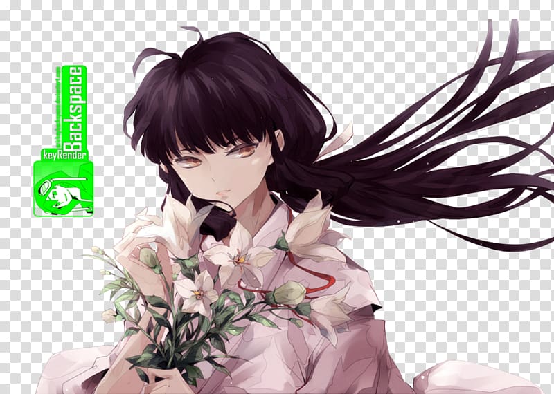 Kikyo Anime Naraku Inuyasha Manga, Kikyo transparent background PNG clipart