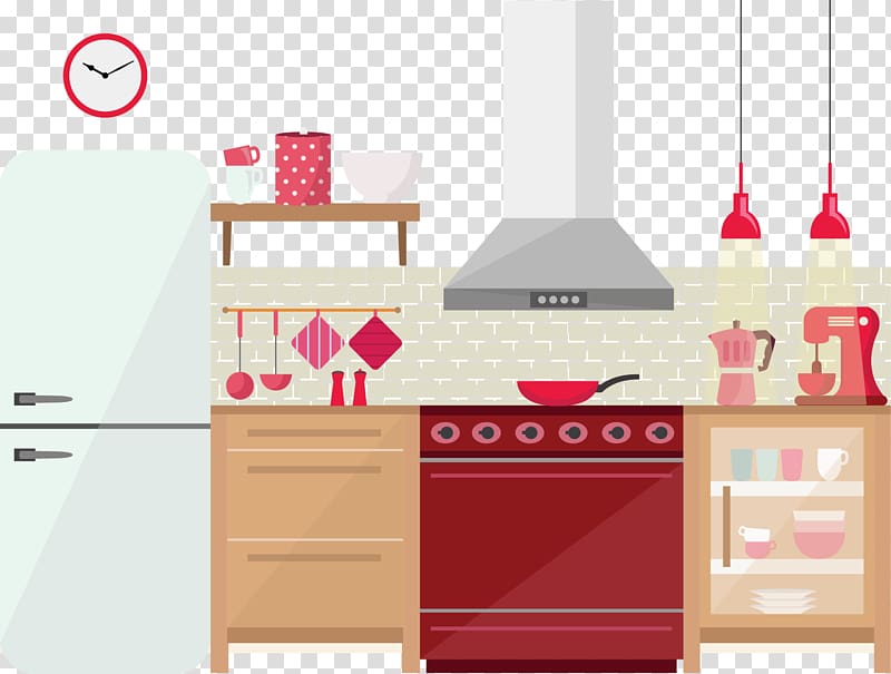 Kitchen cabinet Thermofoil Home appliance, Kitchen corner transparent background PNG clipart