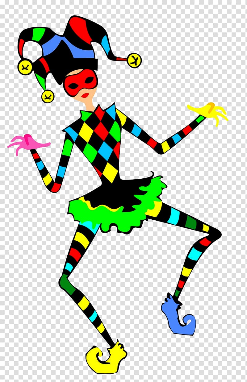 Jester Cartoon , carnival transparent background PNG clipart