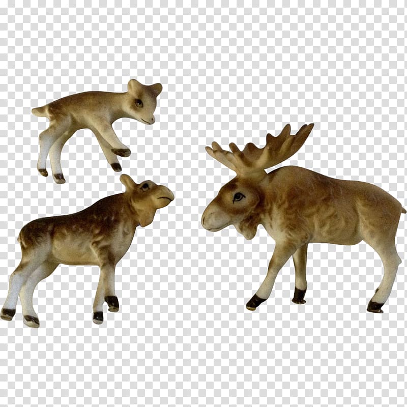 Reindeer Bone china Animal Cattle Moose, Reindeer transparent background PNG clipart