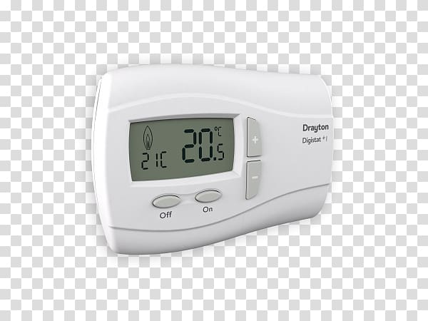 Thermostatic radiator valve Drayton Digistat +3RF Room Thermostat Programmable thermostat Honeywell VisionPRO, Thermostat System transparent background PNG clipart