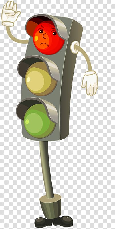 traffic light man , Traffic light Road transport , Cartoon traffic lights transparent background PNG clipart