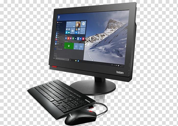 Laptop All-in-one Lenovo Desktop Computers ThinkCentre, Driving Learning Center transparent background PNG clipart