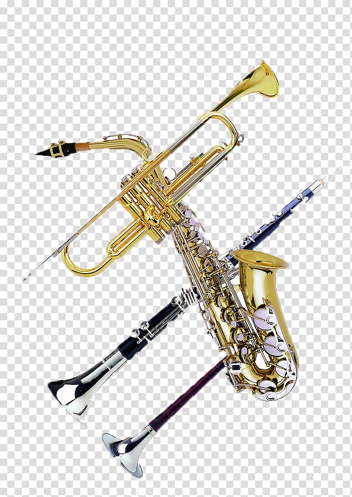 Baritone saxophone Musical instrument Trombone, Musical Instruments transparent background PNG clipart