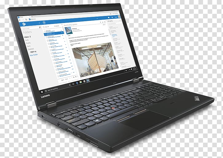 Laptop Lenovo ThinkPad L570 Intel Core i5, Laptop transparent background PNG clipart