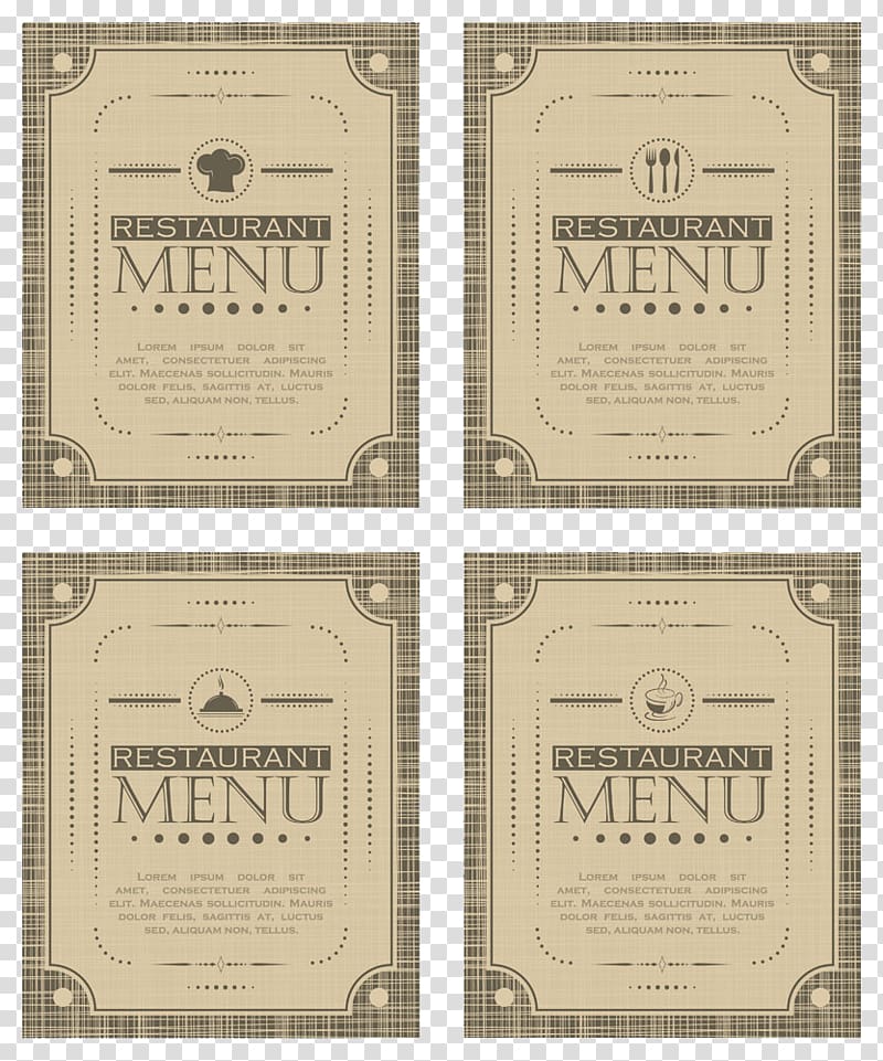 Interior Design Services Menu, Vintage menu transparent background PNG clipart