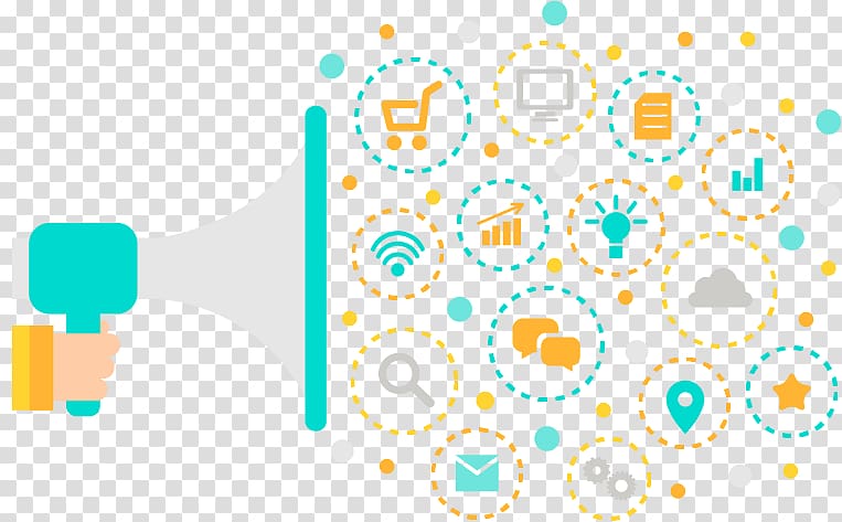 megaphone illustration, Digital marketing Logo, Electricity supplier marketing background transparent background PNG clipart