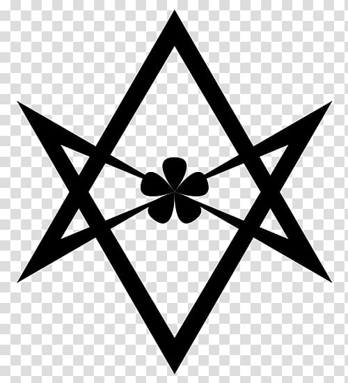 Libri of Aleister Crowley Abbey of Thelema Unicursal hexagram, symbol transparent background PNG clipart