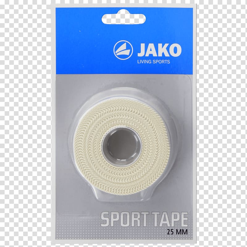 Elastic therapeutic tape Athletic taping White Black Jako, sport tape transparent background PNG clipart