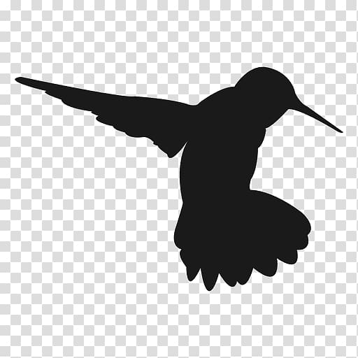 Hummingbird Silhouette , humming bird transparent background PNG clipart