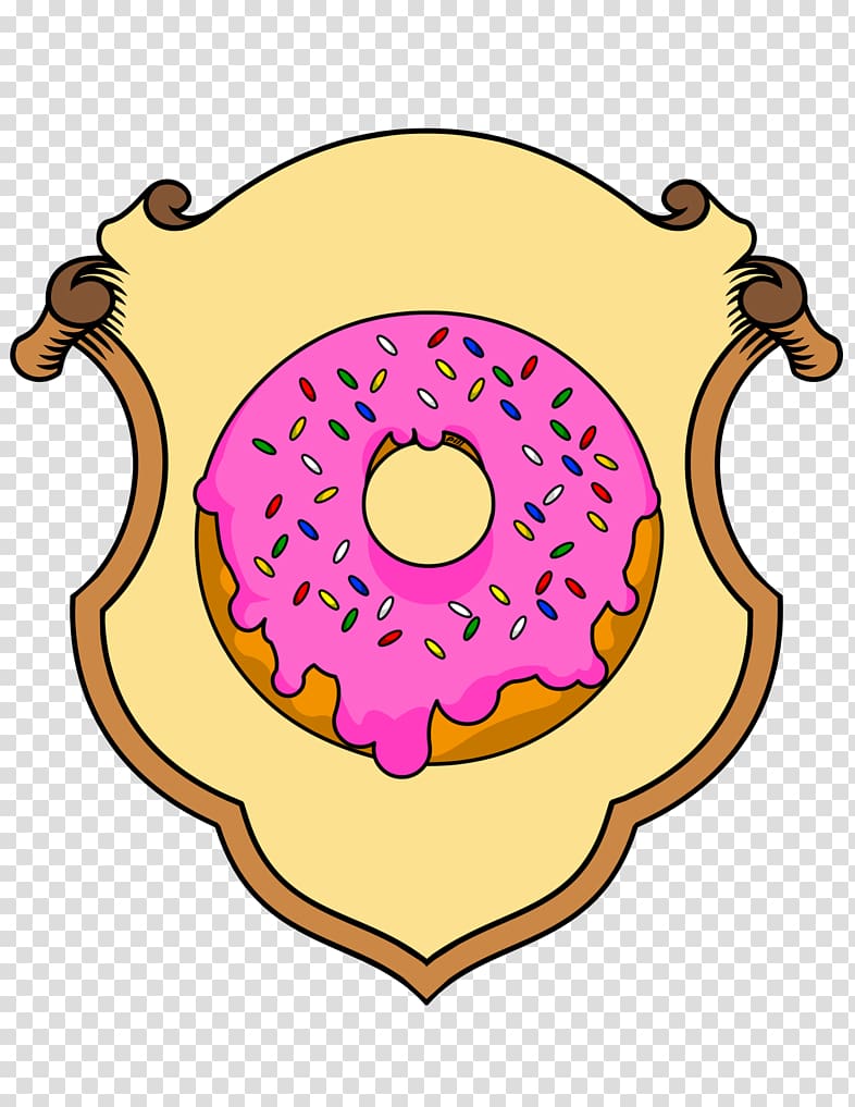 Dunkin' Donuts Coffee and doughnuts Bakery , simpson donut transparent background PNG clipart