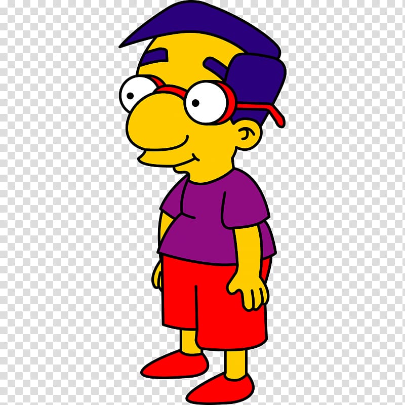 Milhouse Van Houten Bart Simpson Homer Simpson Lisa Simpson Edna Krabappel, Bart Simpson transparent background PNG clipart
